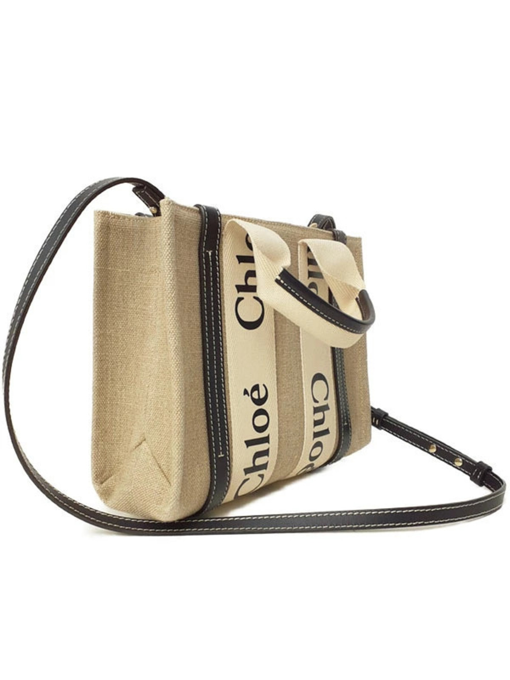 Chloe Tote Bag Woody Black